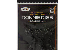 Zestaw gotowych  3 przyponów Ronnie Rigs NGT rozmiar 6